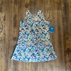 Columbia PFG Girls Midway Bay Multicolor Dress Keyhole Back Size XL (18/20) NWT